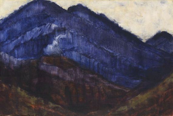 Die blauen Berge by Christian Rohlfs, circa 1912