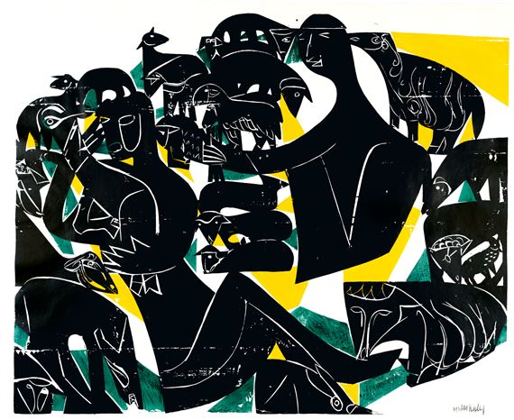 Koppel by HAP  Grieshaber, 1950