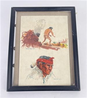 Indian Watercolor Painting - Ed Smyth