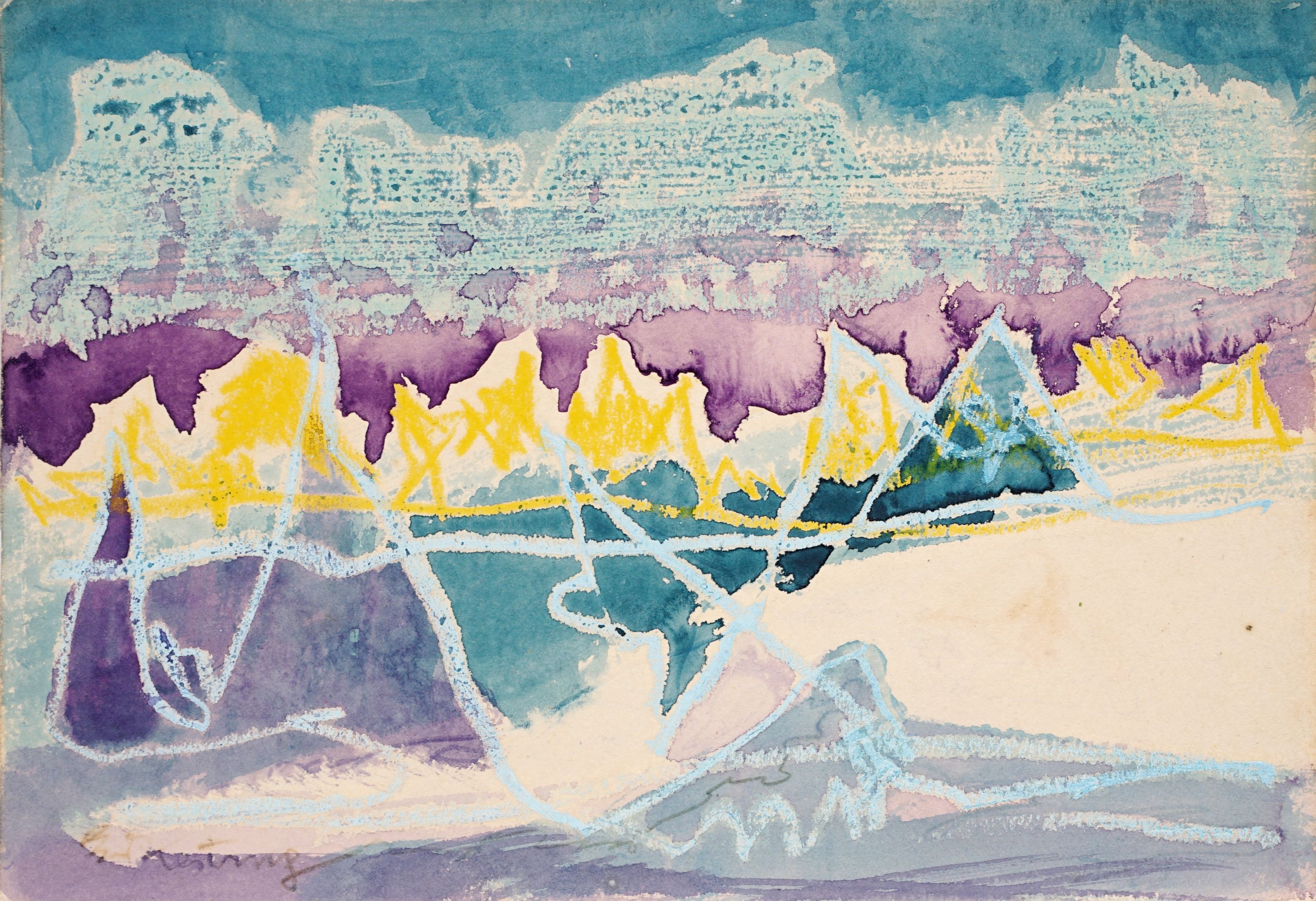 Edmund Kesting | Morgens im zartlila Licht (1963) | MutualArt