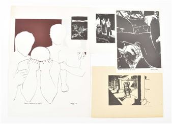 Four graphic works - Clément Moreau