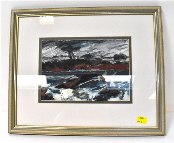 Pat Semple | a coastal scene | MutualArt