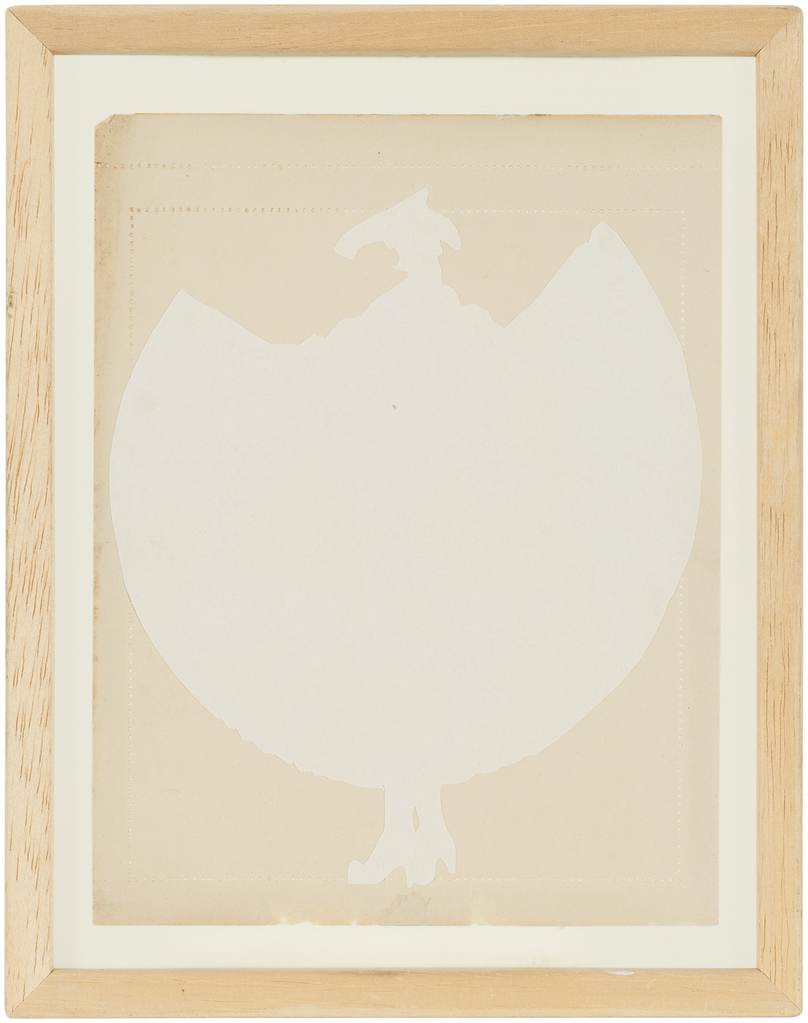 Artwork by Ulla von Brandenburg, Untitled, Made of ink and collage in paper, in 9 parts