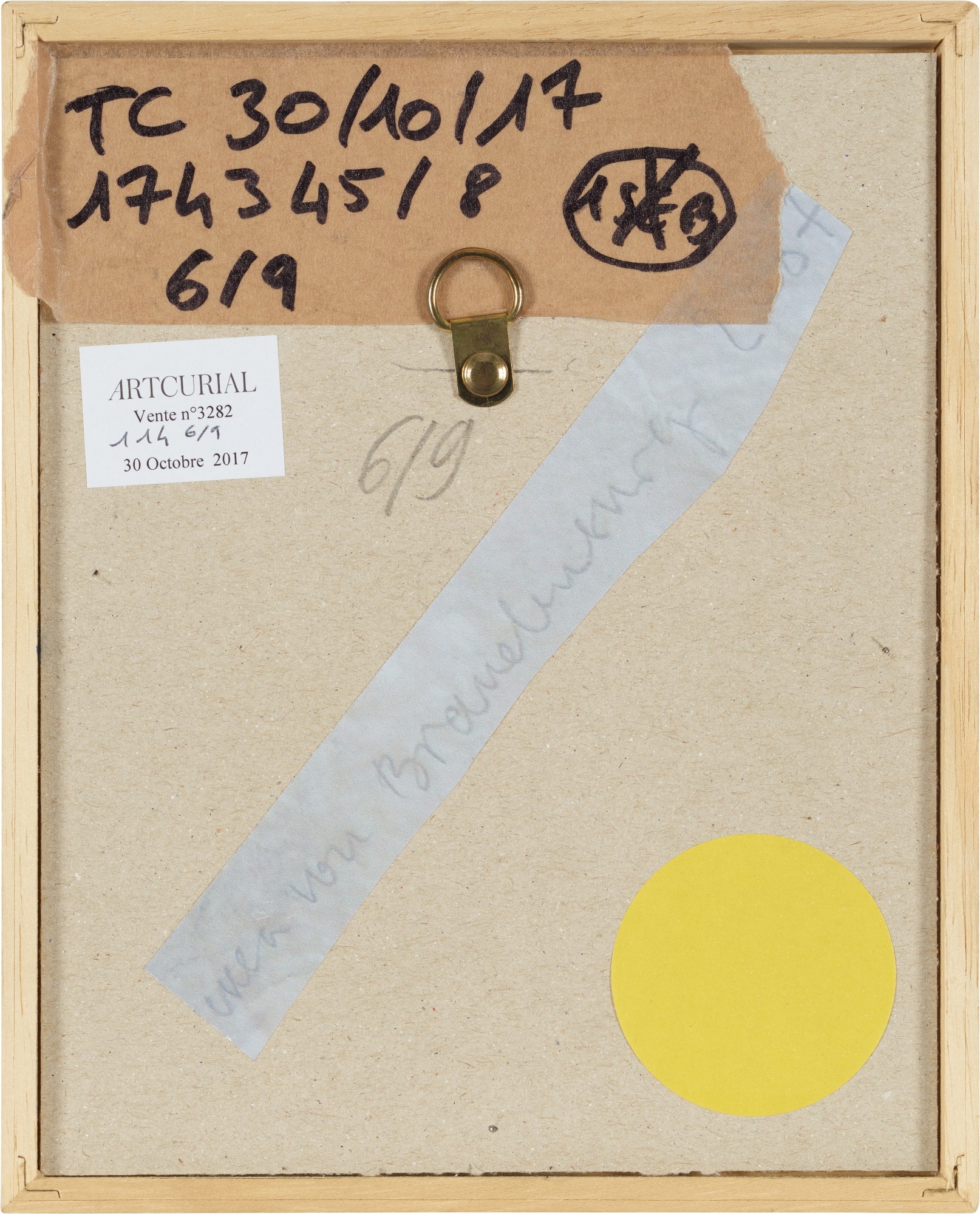 Artwork by Ulla von Brandenburg, Untitled, Made of ink and collage in paper, in 9 parts