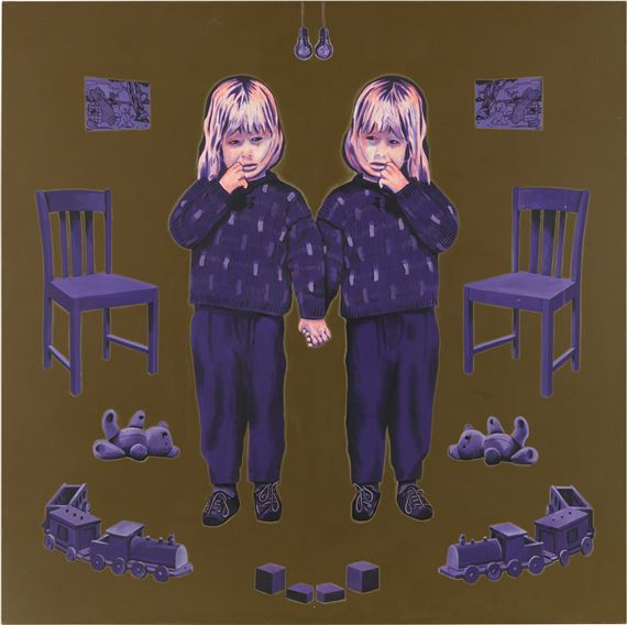 Mirroring Twins by Rob Scholte, dated 1984