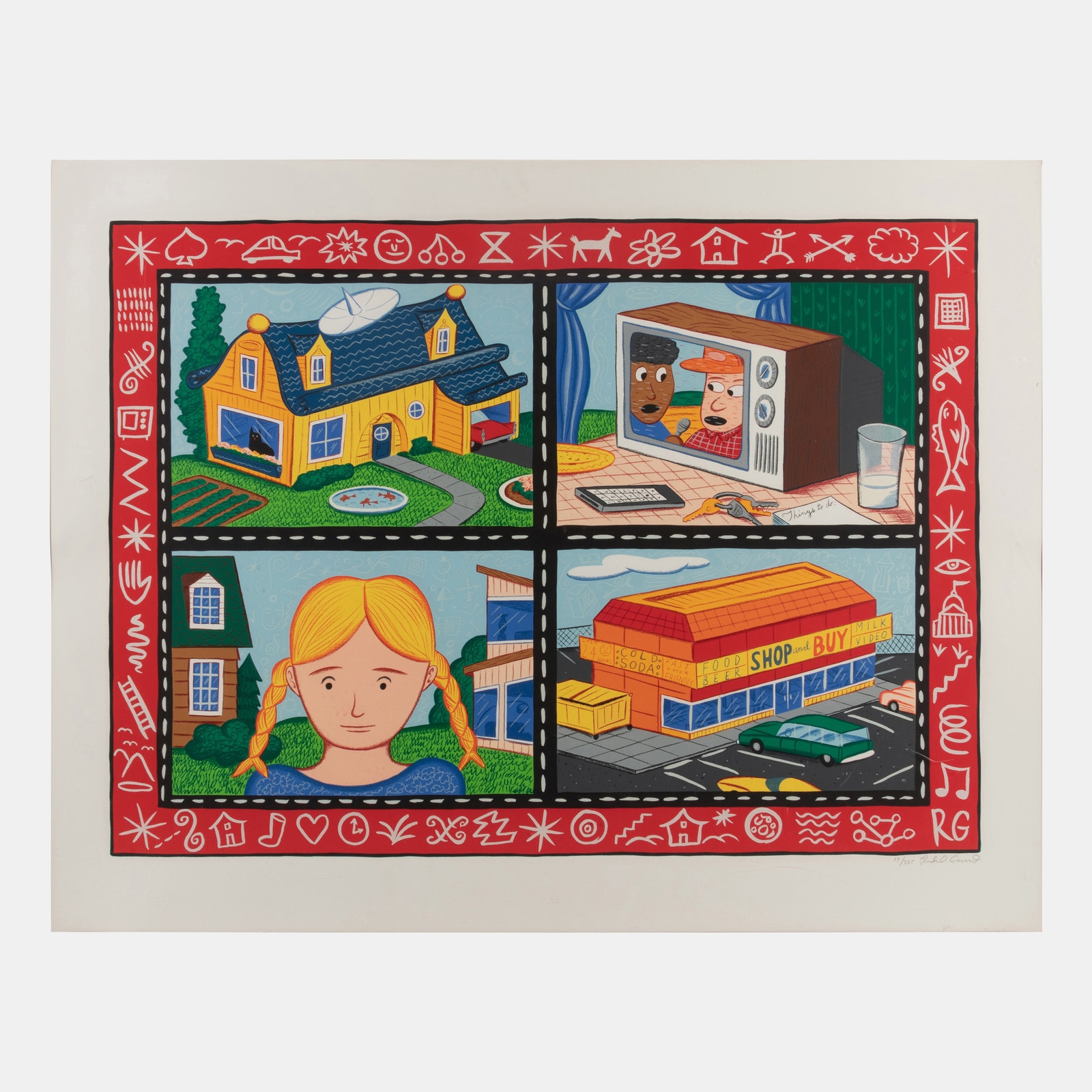 Rodney Alan Greenblat | Christina's World (1989) | MutualArt