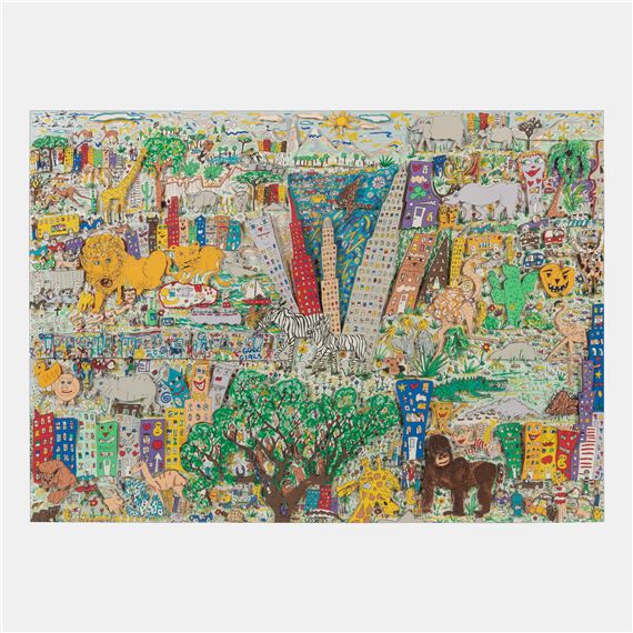 chobi　ジェームスリジィ作  \"WOMEN WHO WORK OUT\" James Rizzi Women Who Work out 1989 Hand Signed 3-D