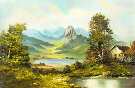 famous landscape paintings 20th century