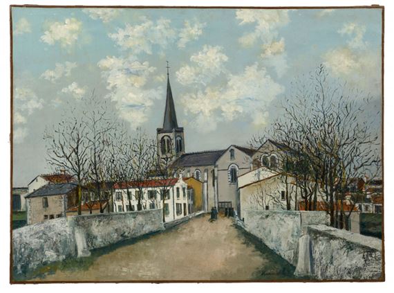 Église de Pont by Maurice Utrillo, 1940