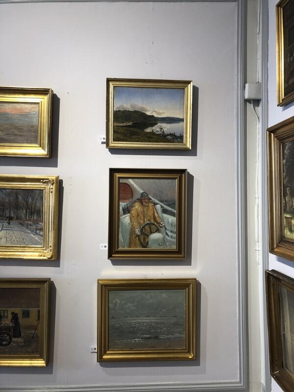 Artwork by Peter Christian Thamsen Skovgaard, View from Julsø (Jul Lake) near Silkeborg, Made of Oil on canvas laid on canvas