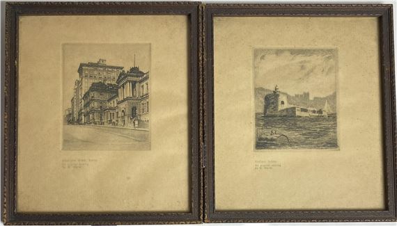 GEORGE MARLER | Pinchgut, Sydney & Macquarie Street, Sydney | MutualArt