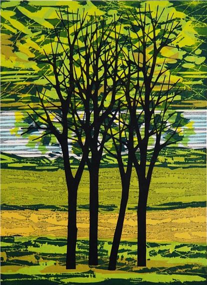 Trees by Fumio Fujita, 1977