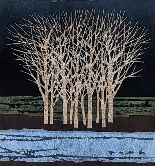 Trees by Fumio Fujita, 1975