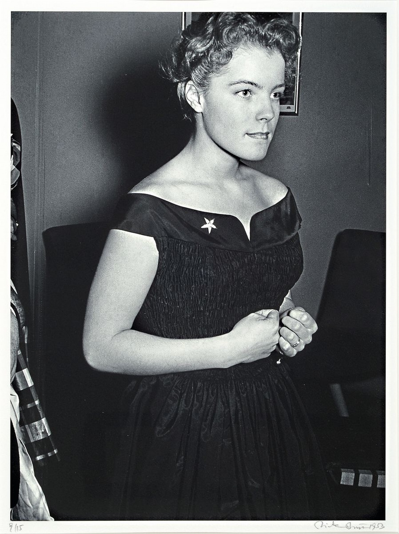 Dieter Blum Portrait of Romy Schneiderin the Scala film theater for