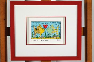James Rizzi 「Love AT FIRST SIGHT」3Dアート シルクスクリーン 立体