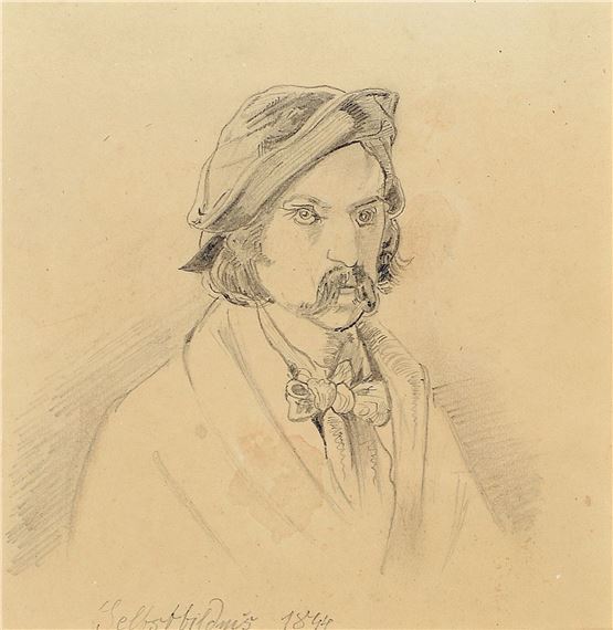 Self portrait by Friedrich Preller the Elder, 1844