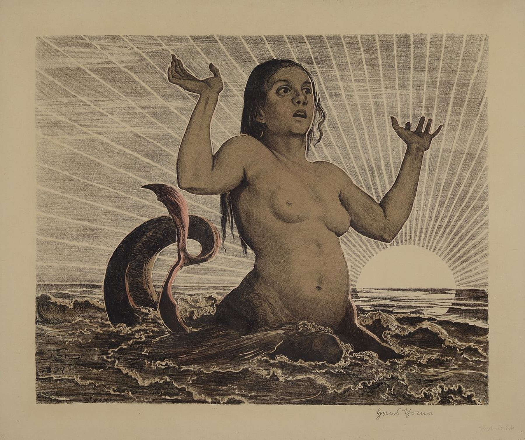 Artwork by Hans Thoma, Untitled, Made of print