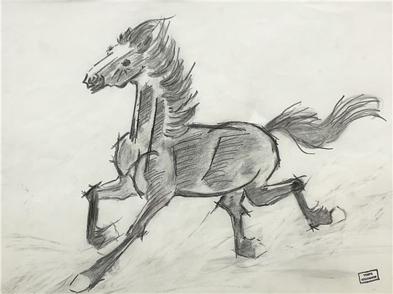 Study of a Horse by Emmanuel Gondouin