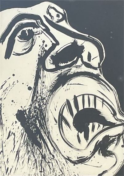 "Black Cry" by Charles Szymkowicz, 1978