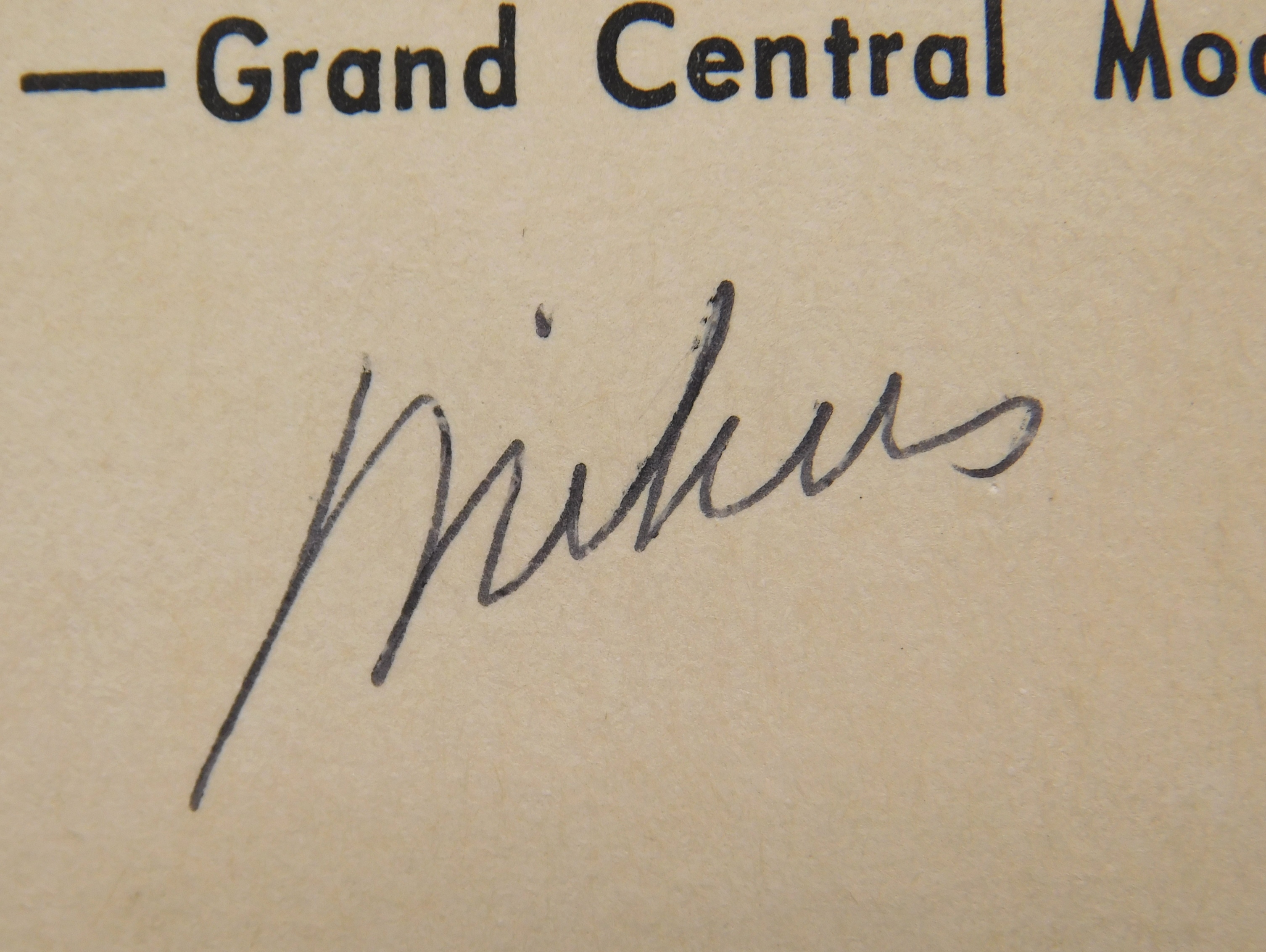 Artwork by Eleanore Mikus, Untitled and Grand Central Moderns, Made of lithographic poster