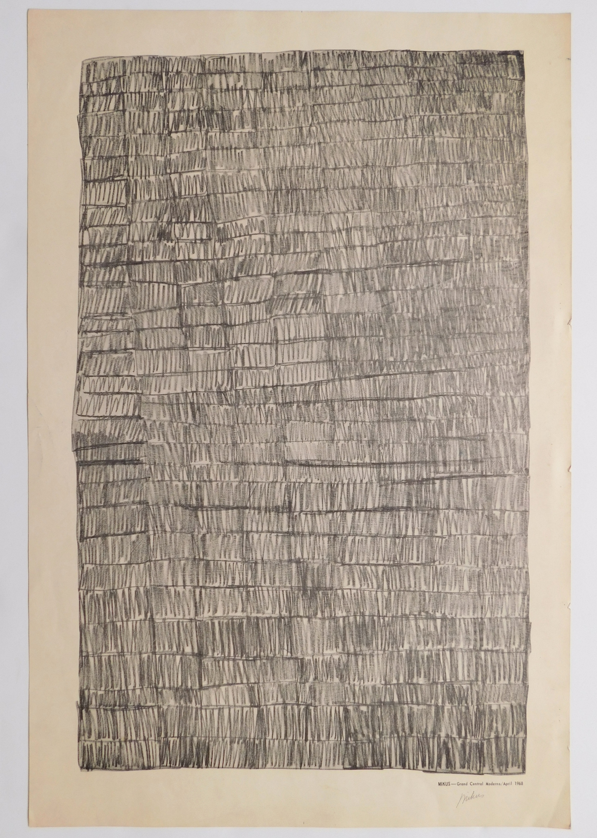 Artwork by Eleanore Mikus, Untitled and Grand Central Moderns, Made of lithographic poster