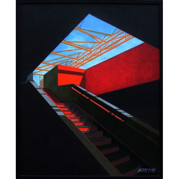 Artwork by Michał Ostaniewicz, AIX, Made of oil / canvas