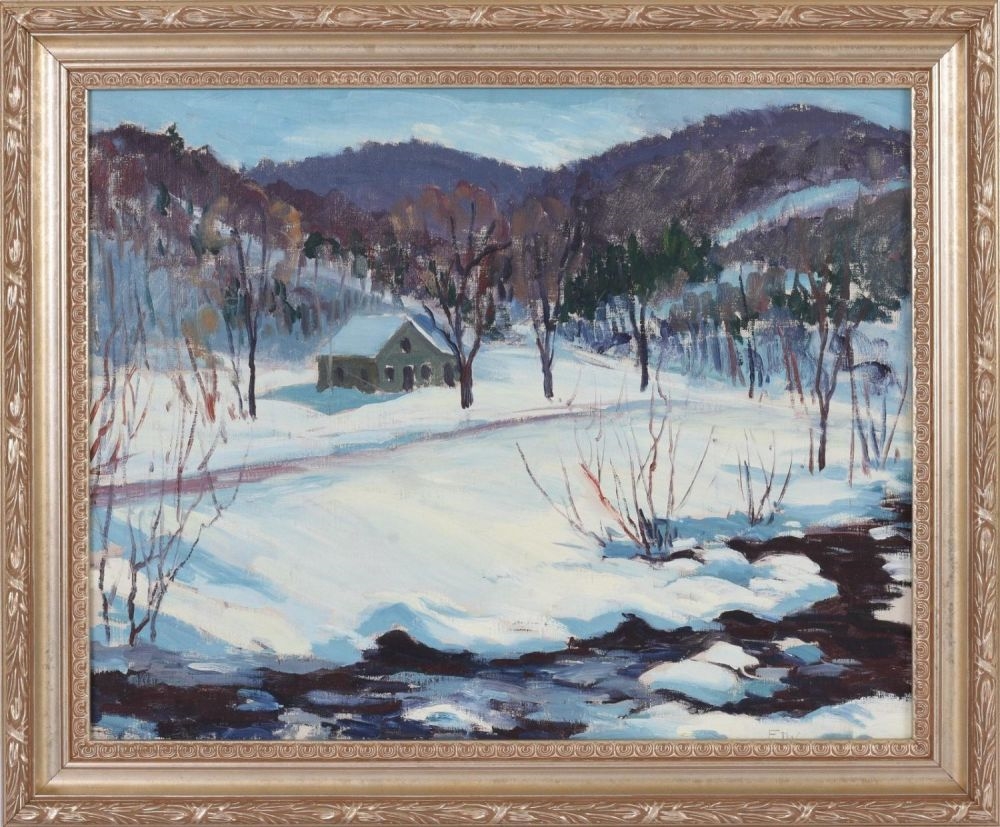 Frederick Wilder Frederick J. Wilder. Vermont Landscape. MutualArt