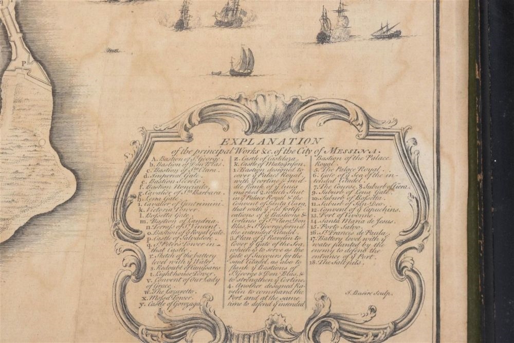 Artwork by Isaac Basire, Isaac Basire. Plan of Messina.