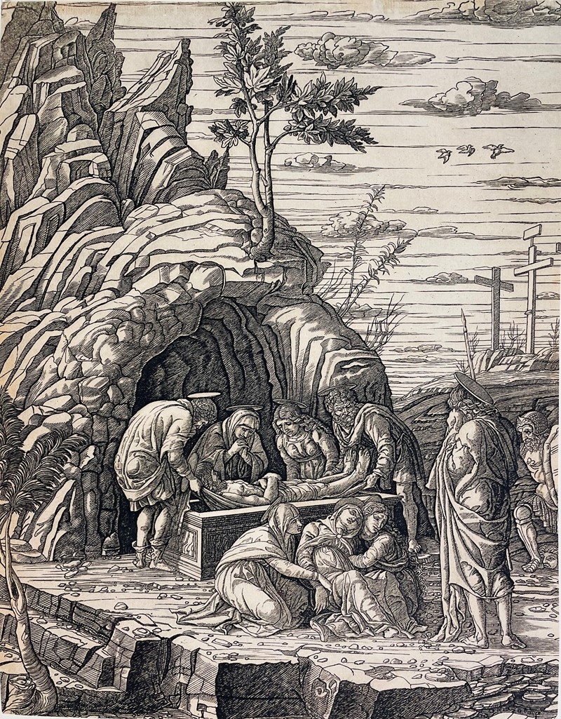 La sepoltura di Cristo by Andrea Mantegna