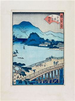 Veduta di Ponte. - Kawakami Gyokuen
