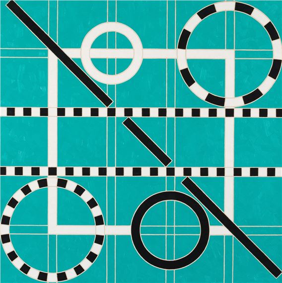 Canal by Valerie Jaudon, 1989