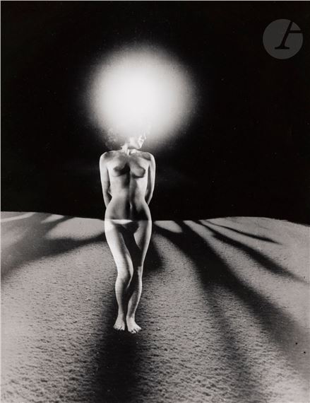 Female Nude and superposition by Pierre Boucher, 1937, printed c. 1950