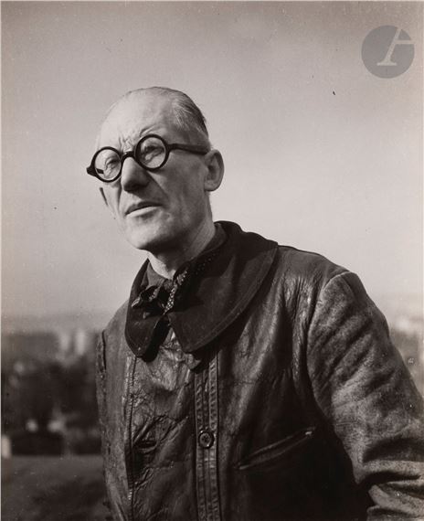 Le Corbusier by Robert Doisneau, 1944-1945