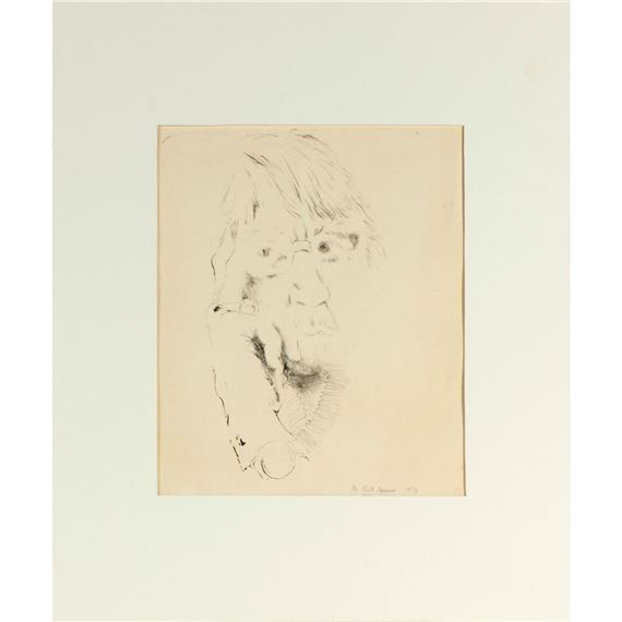 Imogen Cunningham by Ruth Asawa, 1970