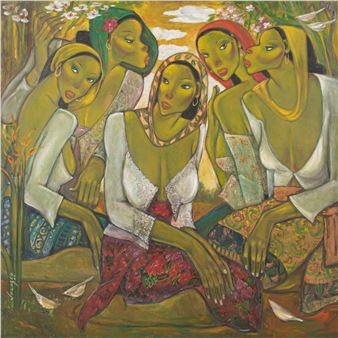 Untitled (Five Women) - Lydia Velasco