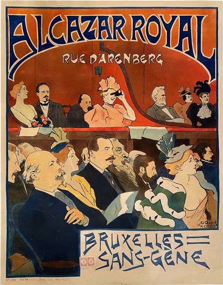 ALCAZAR ROYAL, rue d'Arenberg. by Adolphe Crespin, Edouard Duyck, 1894