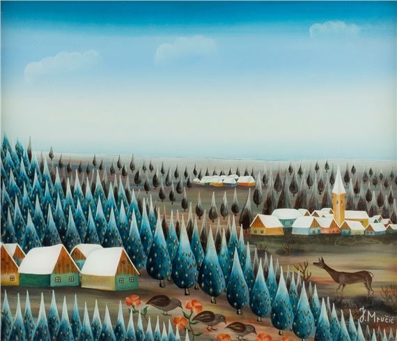 WINTER LANDSCAPE by Josip Mrucic
