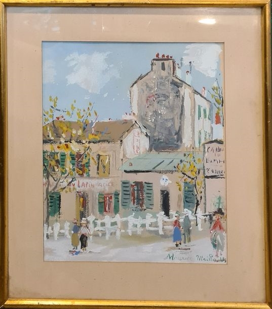 Maurice Utrillo The cabaret of the Lapin Agile MutualArt
