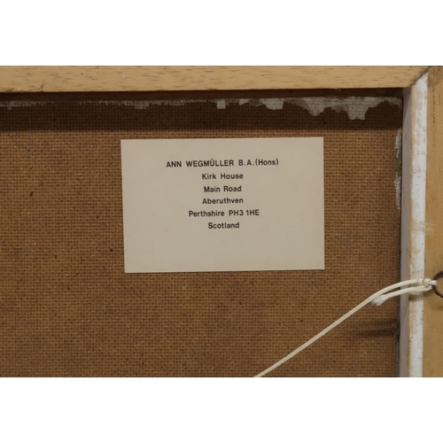 Artwork by Ann Wegmuller, ABSTRACT LANDSCAPE, Made of Oil on board