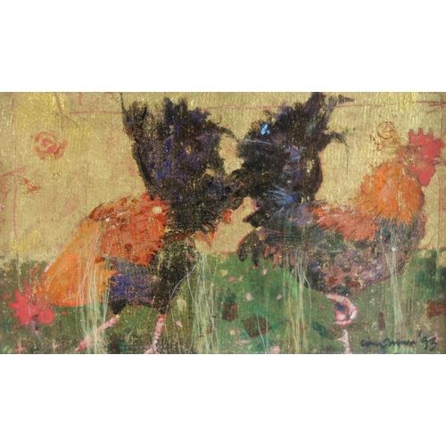 TWO CHICKENS by Gary Anderson, 1993