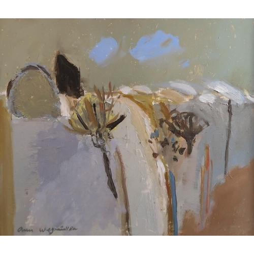 Artwork by Ann Wegmuller, ABSTRACT LANDSCAPE, Made of Oil on board