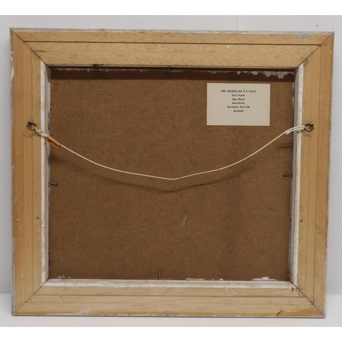 Artwork by Ann Wegmuller, ABSTRACT LANDSCAPE, Made of Oil on board