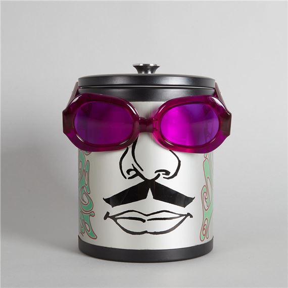 保存容器・ケース 70-80s PETER MAX vintage tableware Peter Max | A Rare Peter Max 1970s Ice Bucket | MutualArt