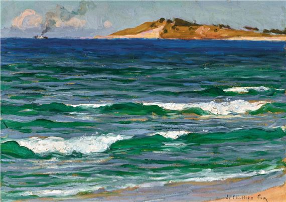 Sea at Narrabeen by E. Phillips Fox, 1914