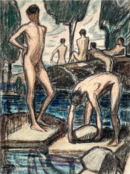 Bathers by Ludwig von Hofmann