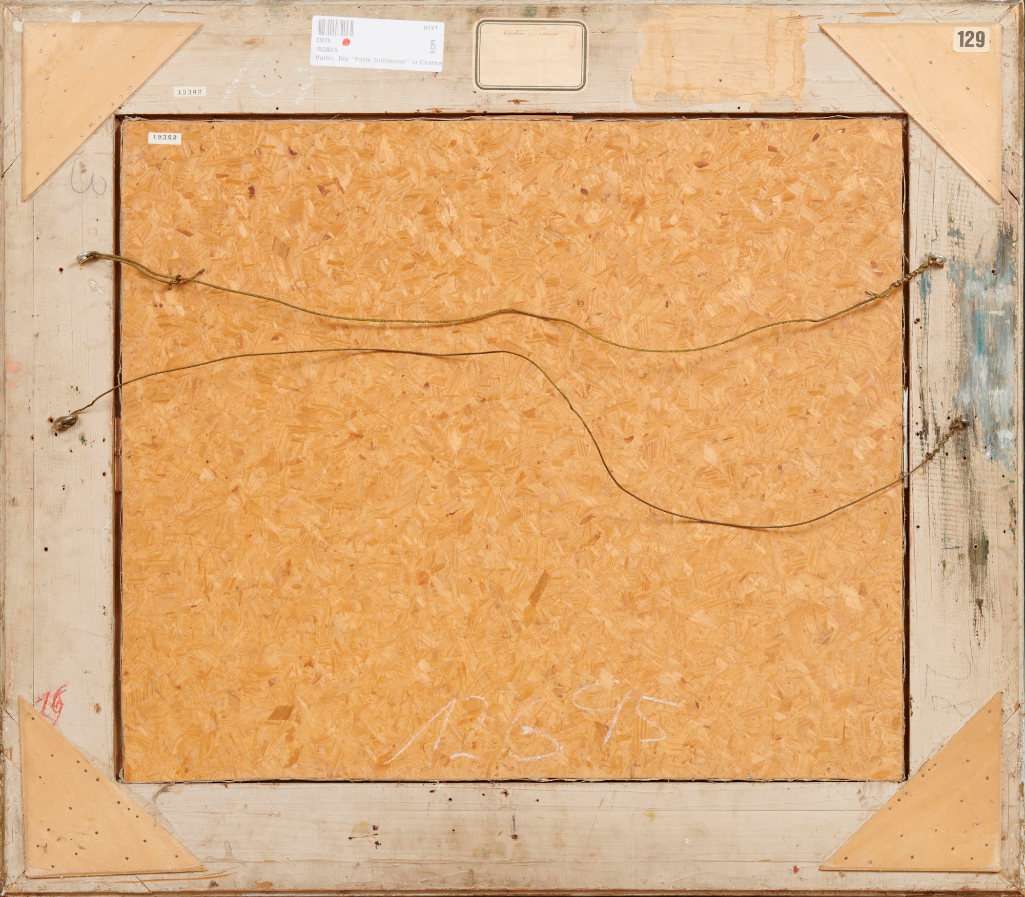 Artwork by Willy Leopold Guggenheim Varlin, Die "Porte Guillaume" in Chartres, Made of Oil on canvas