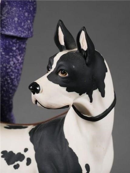 huis verzending Vervullen Giuseppe Armani | Lady with Great Dane dog figurine | MutualArt