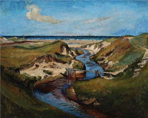 Coastal scenery by Alfred Märtens