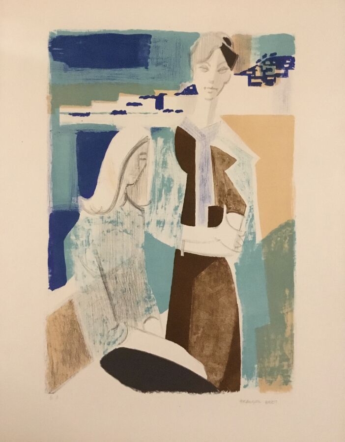 Artwork by Francois Bret, Untitled, Made of Lithograph