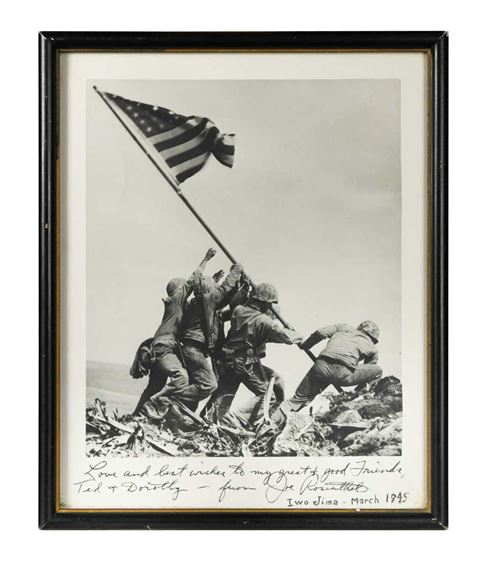 Raising the Flag at Iwo Jima by Joe Rosenthal, 1945